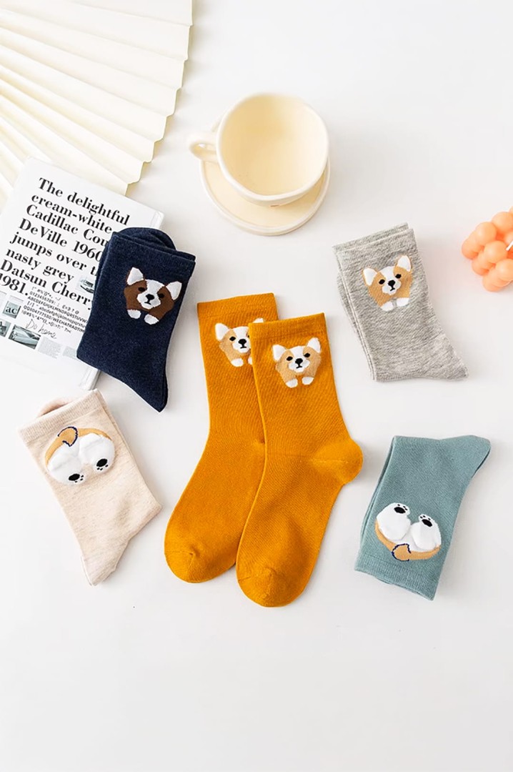 Socken mit Hunden Hunderasse Corgi