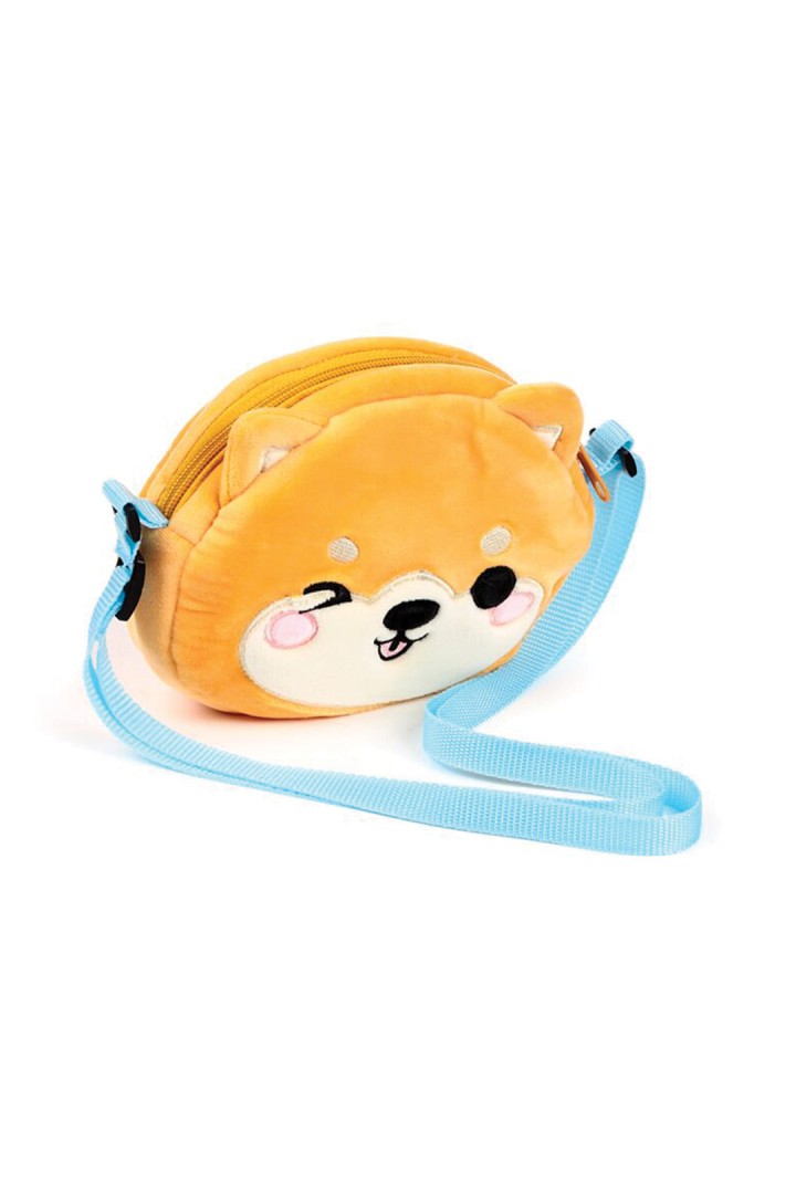 Plüsch-Umhängetasche Shiba Inu für kleine Hundeliebhaber