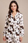 Dackel-Hundepyjama mit langen und kurzen Ärmeln
