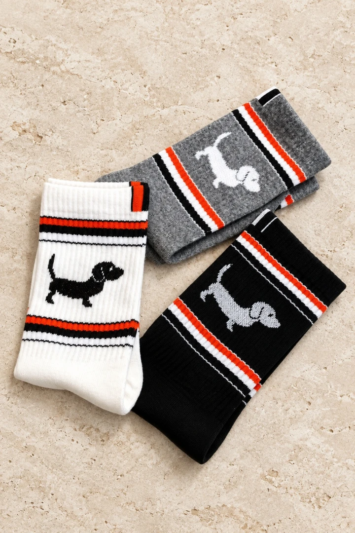 Dackel hohe Socken