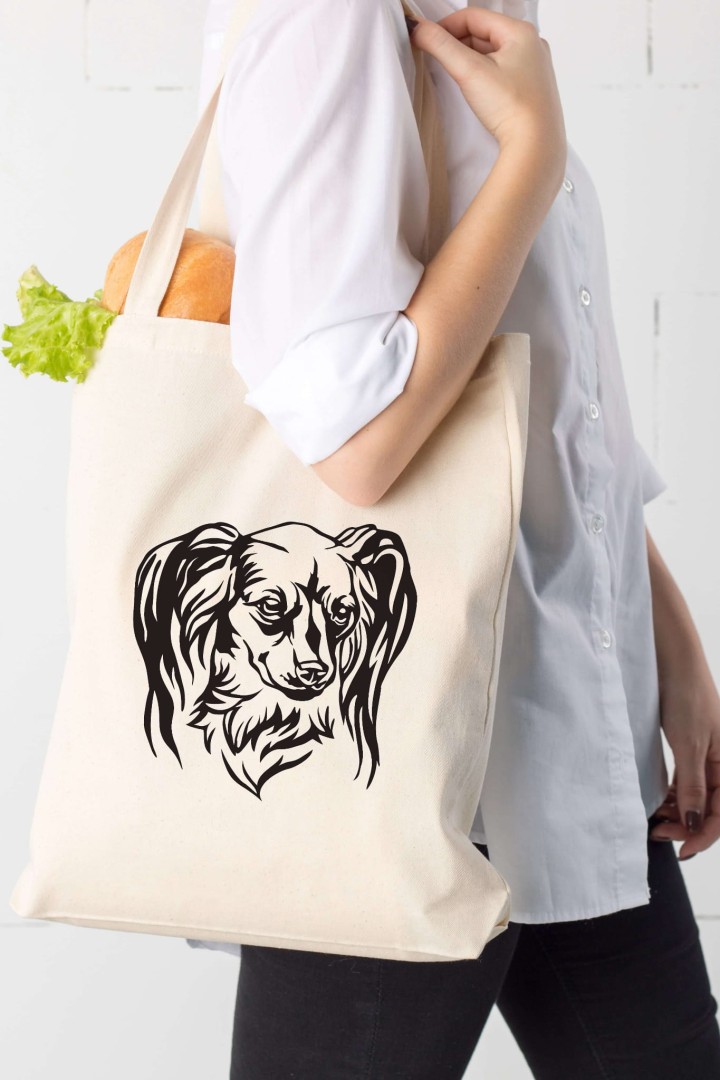 Tasche Russischer Hund