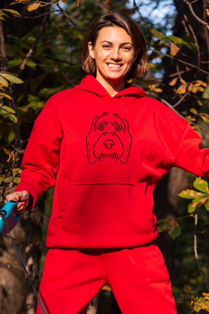 Griffon Hund Hoodie