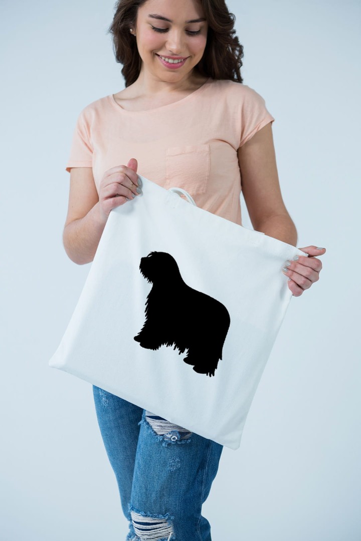 Bergamo Schaffell dog Tasche
