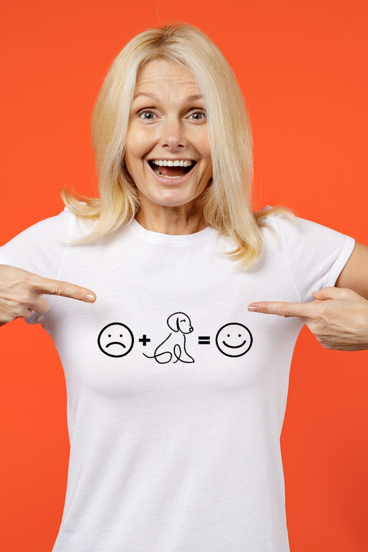 T-shirt hündisches Glück