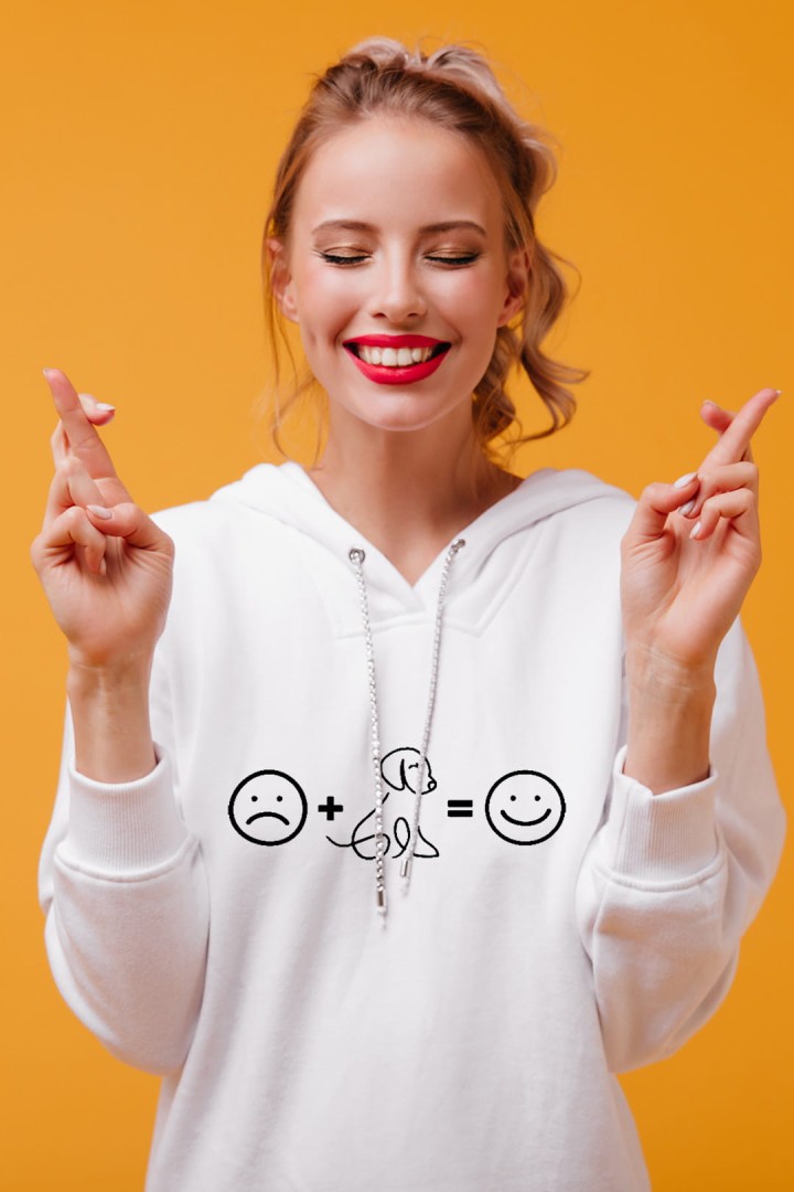Hoodie hündisches Glück