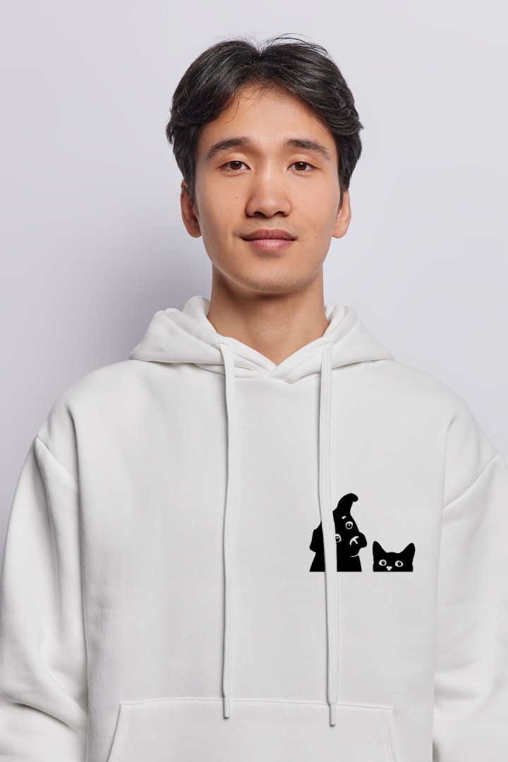 Bluse Hund mit Katze