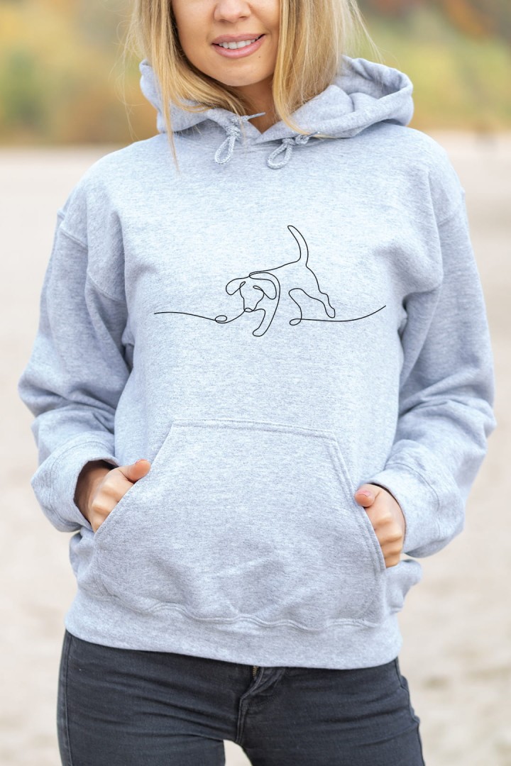 Künstlerisches Hunde Sweatshirt