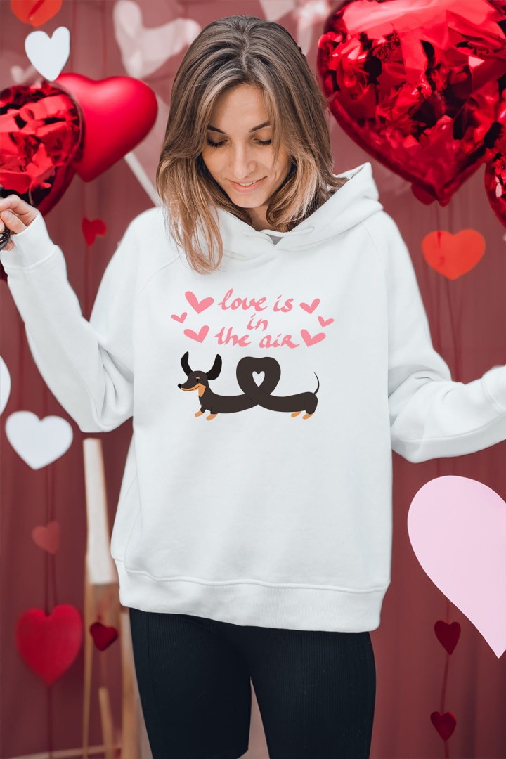 Bluse in Liebe Dackel