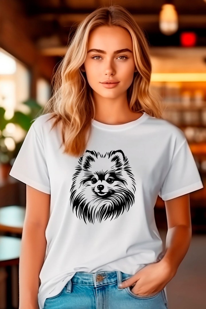  T-Shirt Pomeranian ein Geschenk für Hundeliebhaber