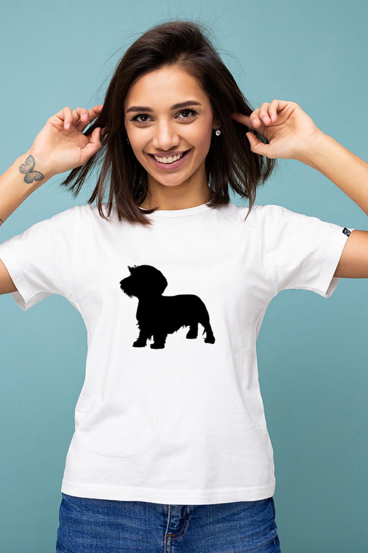 T-Shirt Dackel Rauhaar als Geschenk für Hundeliebhaber