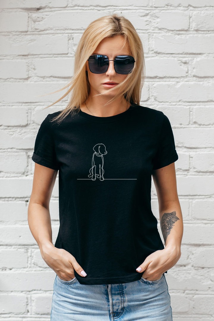 Künstlerisches Mischlings-T-Shirt